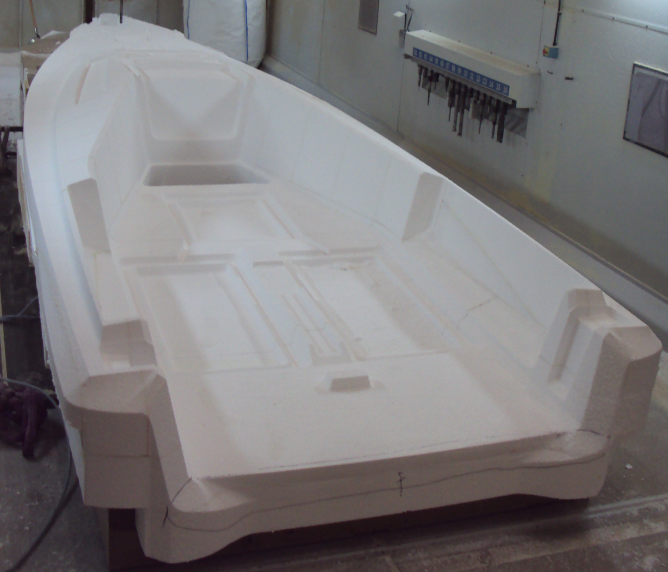 AMC - pont usinage polystyrene